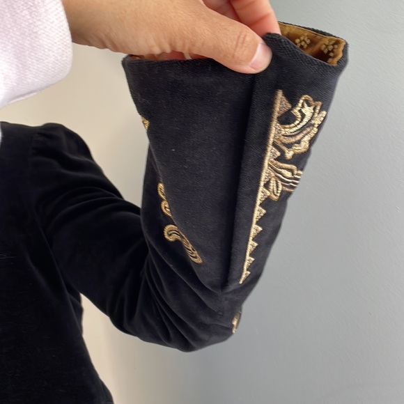 Roberto Rodriguez Black Velvet Jacket - Picture 7 of 9